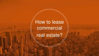 How to Lease Commercial Real Estate in Loganholme?