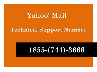 Yahoo mail technical support phone number 1855-744-3666