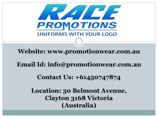 High-quality Promotional Wear in Australia