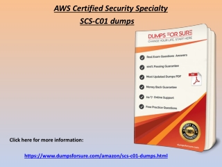 Get SCS-C01 Exam Dumps - Amazon SCS-C01 PDF