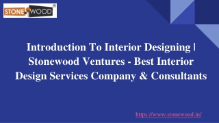 Interior Design Services in India | Interior Design Consultant Company | Stonewood Ventures