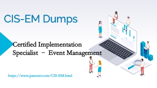 ServiceNow CIS-EM Exam Dumps