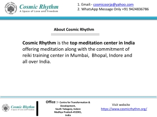 Meditation Retreats in India