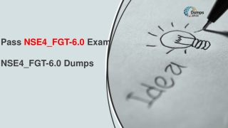 Fortinet NSE 4 FortiOS 6.0 NSE4_FGT-6.0 Free Dumps Online V9.02 | DumpsBase