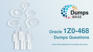 Oracle 1Z0-468 Free Dumps Online V8.02 | DumpsBase