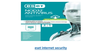 eset internet security