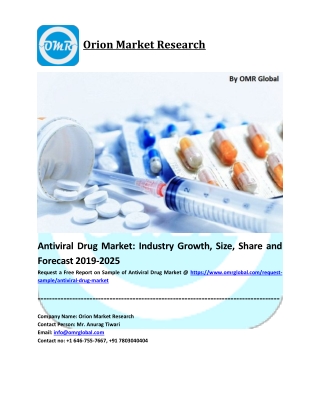 Antiviral Drug Market Size, Share & Forecast to 2025