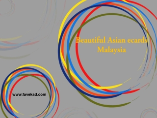 Beautiful Asian ecards Malaysia