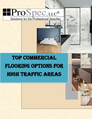 Top Commercial Flooring Options for High Traffic Areas