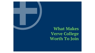 Prominent Reasons To Choose Verve College For Beginning Nursing