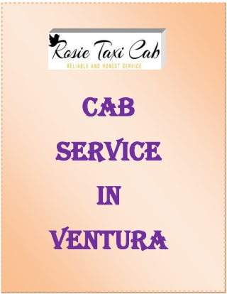 Cab service in Ventura