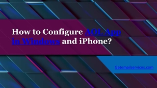 How to Configure AOL App in Windows and iPhone?