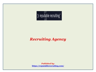 Recruiting Agency