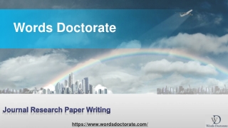 Journal Paper Writing Services