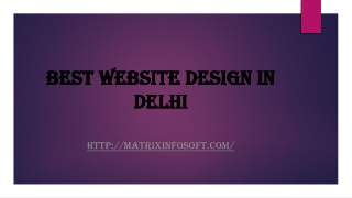 Best website design in DELHI