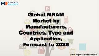 MRAM Market  Size,  Segmentation and Competitors Analysis 2019-2026