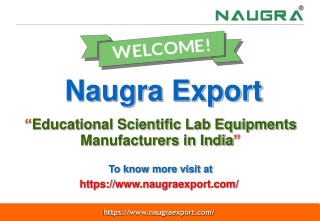 Educational Scientific Lab Equipments Manufacturers