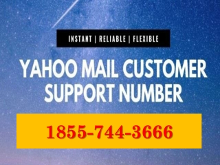 Yahoo Mail Support Phone Number 1*855*744*3666