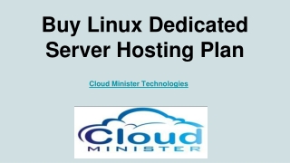 Buy Linux Dedicated Server Hosting Plan