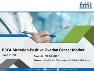BRCA Mutation-Positive Ovarian Cancer  Market to Witness Sales Slump in Near Term Due to COVID-19; Long-term Outlook Rem