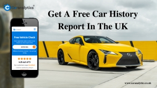 How Free Car History Check Reports Helps To Buy The Used Car?