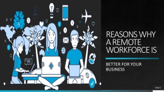 Significant Benefits of a Remote Workforce