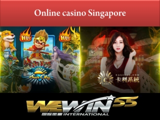 online casino Singapore - Wewin55