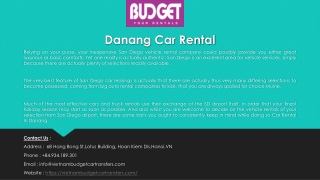 Danang Car Rental