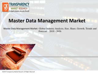 Master data management market is expected to reach US$ 17,339.6 Mn by 2026