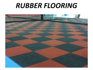 Buy Best Rubber Flooring In Dubai
