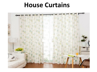 House Curtains In Dubai