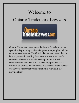 Trademark Lawyers, top trademark lawyer Toronto