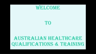 Aged Care Qualifications