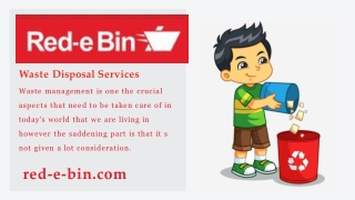 Household Waste Disposal in Victoria BC | Red-E-Bin