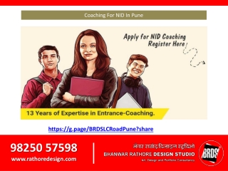 Coaching For NID In Pune