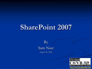 SharePoint 2007