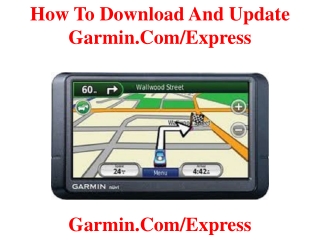 How to Download and update Garmin.com/express