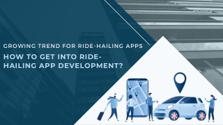 Growing trend for ride-hailing apps: How to launch a taxi app?