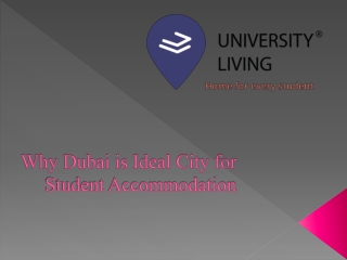 Why dubai is ideal city for student accommodation