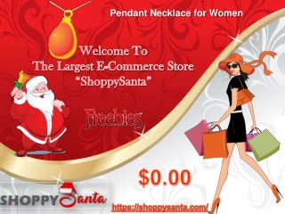 Buy Pendant Necklace for Women Online at ShoppySanta