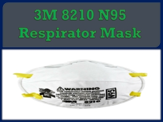 3M 8210 N95 Respirator Mask