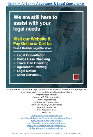 Ibrahim Al Banna Advocates & Legal Consultants