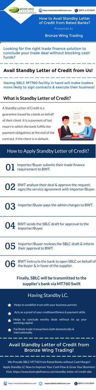 Infographic: SBLC Provider - Standby LC - SBLC MT760