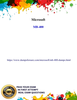 2020 Valid Microsoft MB-400 Exam Questions