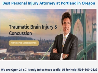 Hire the Best Personal Injury Attorney at Portland in Oregon