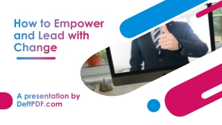 How to empower your employees when change is around