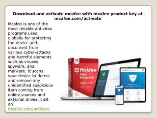 mcafee.com/activate - How do I use McAfee antivirus