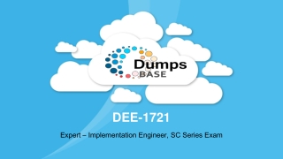 2020 DELL EMC DEE-1721 Real Exam Dumps DumpsBase