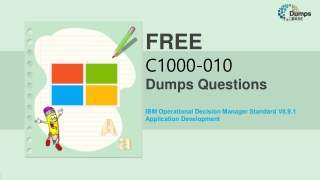 2020 IBM C1000-010 Real Exam Dumps DumpsBase