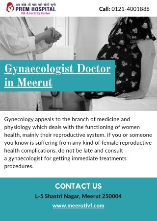 Gynaecologist Doctor in Meerut